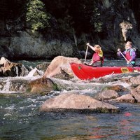 Gulkana River - peřeje Canyon Rapids