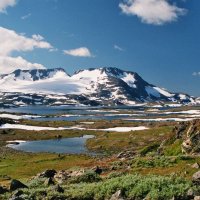 Jotunheimen z cesty Sognefjellvegen
