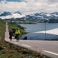 Sognefjellvegen na konci srpna