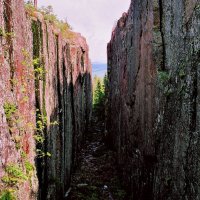 NP Skuleskogen - Soutěska Slåttdalskrevan