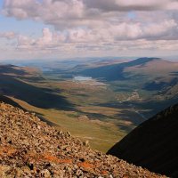 Z výstupu na Kebnekaise - Jezero Láddjujavri